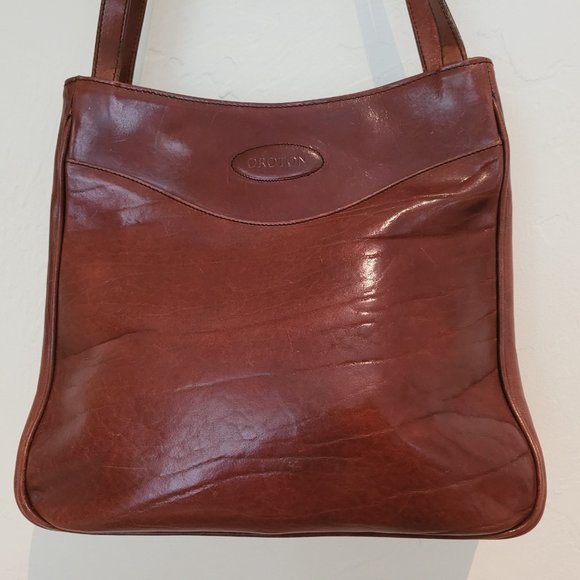 Oroton Bags Vintage Oroton Australia Brown Leather Shoulder Bag